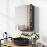 Armoire à miroir EMKE MC5, disponible en noir, gris, blanc